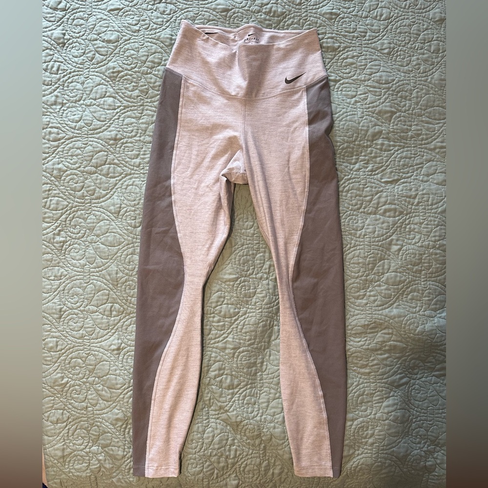 Nike grey leggings size M